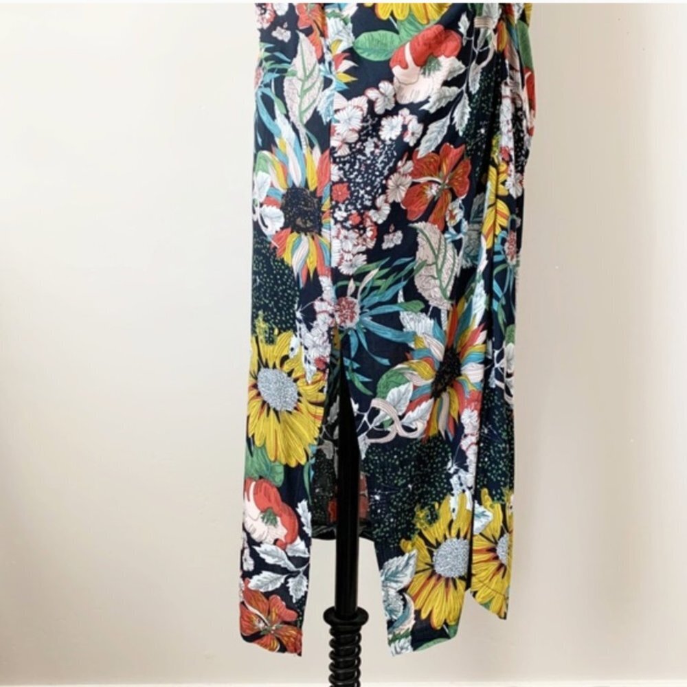 Hayden Floral Midi Dress - Multicolor - Picture 5 of 8